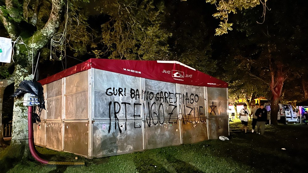 Bere txosnaren aurkako erasoa salatu du EAJ-PNVk