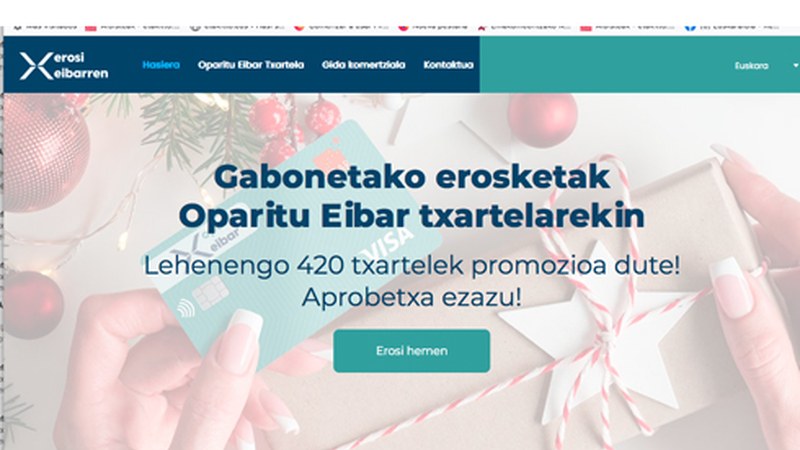 Berriztu egin dute `www.erosieibarren.eus´, Eibarko merkataritzaren erreferentziazko atari digitala izateko asmoz