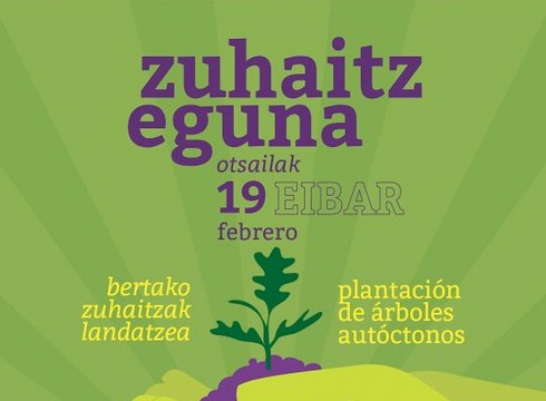 Bertako 130 zuhaitz landatuko dituzte domekan, Zuhaitz Egunean