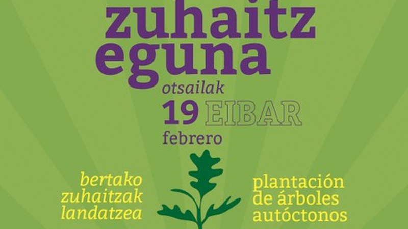 Bertako 130 zuhaitz landatuko dituzte domekan, Zuhaitz Egunean