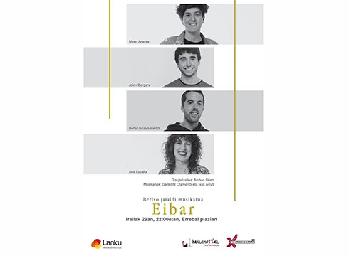 Bertso jaialdi musikatua egingo da irailaren 29an Errebal Plazan