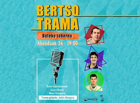Bertso-trama hartuko du Beleko tabernak gaur, 19:00etatik aurrera