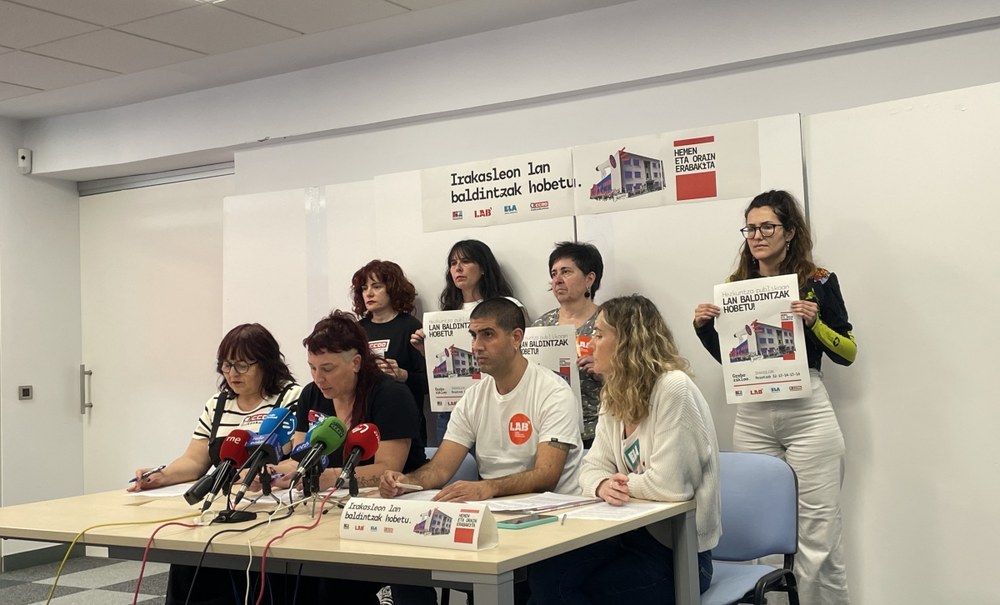 Beste bost greba egun egingo dituzte Arabako, Bizkaiko eta Gipuzkoako sare publikoko irakasleek