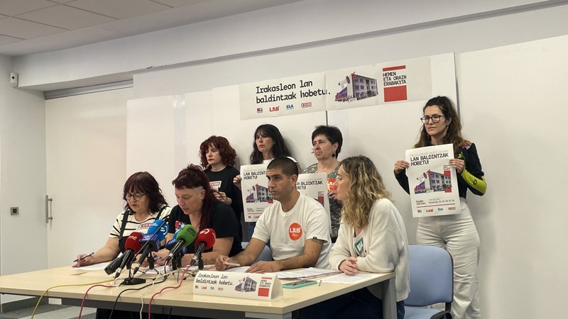 Beste bost greba egun egingo dituzte Arabako, Bizkaiko eta Gipuzkoako sare publikoko irakasleek