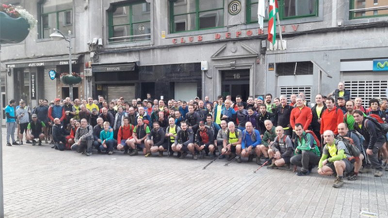 [BIDEOA] Eibarko Itzuliak 100 lagun inguru bildu zituen