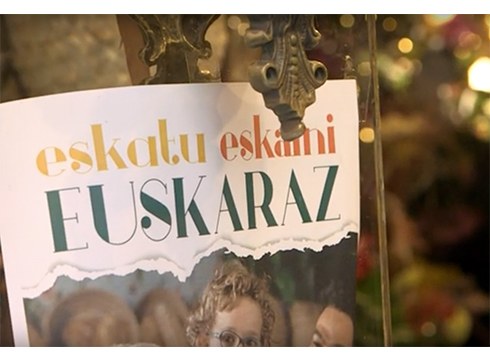 [BIDEOA] Eibarren, erosketak euskaraz