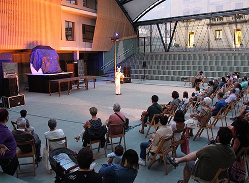 Errebal Plazia kulturarako gune berri gisa erabiltzen hasi da