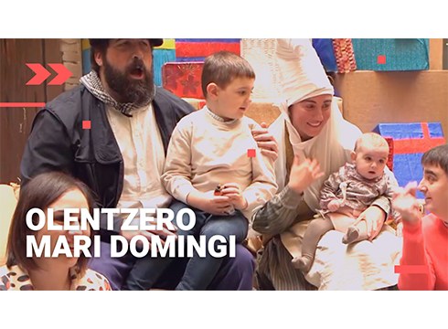 [BIDEOAK] Harrerarik beroena Mari Domingi eta Olentzerori