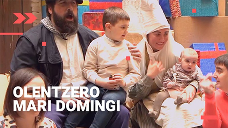 [BIDEOAK] Harrerarik beroena Mari Domingi eta Olentzerori