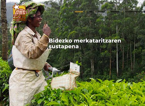 Bidezko merkataritzako produktuak erosteko webgunea ireki du Proyde – Proega fundazioak