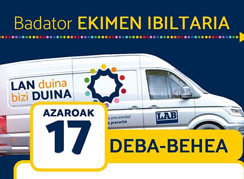 Bihar ailegatuko da Eibarrera LABen karabana ibiltaria