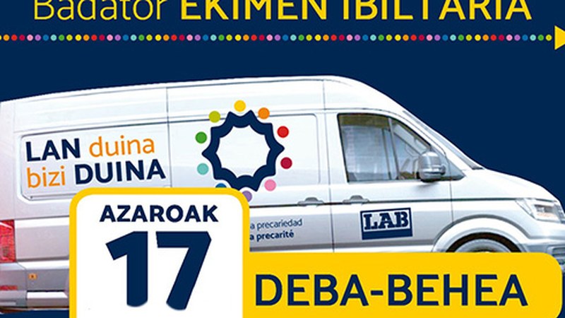 Bihar ailegatuko da Eibarrera LABen karabana ibiltaria