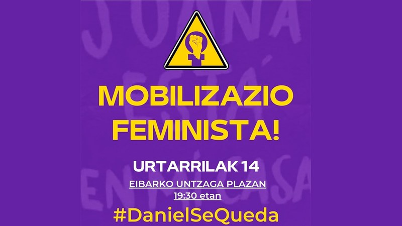 Bihar elkarretaratzea egingo da Untzagan "Daniel se queda" lelopean