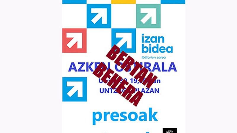 Bihar ez dute azken ostiraleko kontzentraziorik egingo COVID-19k eragindako egoera dela-eta
