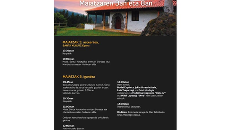 Bihar hasi eta asteburuan jarraituko dute Santa Kurutz jaietako egitarauarekin
