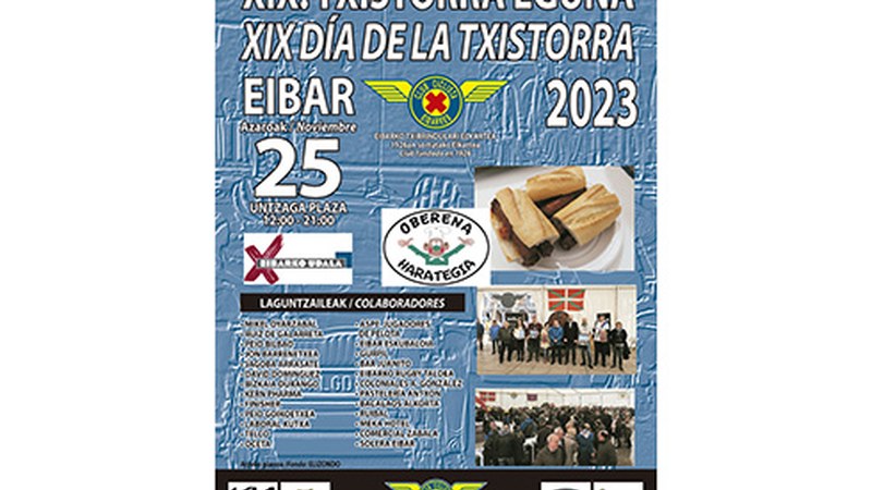 Bihar ospatuko da Txistorra Eguna Eibarko Txirrindulari Elkartearen eskutik