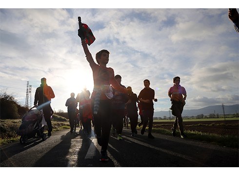 Bihar pasatuko da Korrika Eibartik
