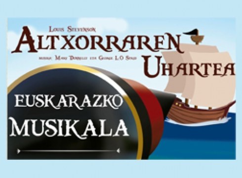 Bihar, zapatua, "Altxorraren uhartea" euskarazko musikala Elgetan