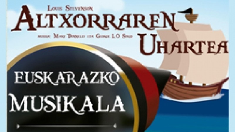 Bihar, zapatua, "Altxorraren uhartea" euskarazko musikala Elgetan