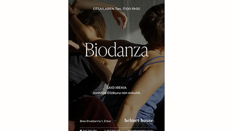 Biodantza ezagutu nahi dutenentzat saio irekia egingo da astelehenean