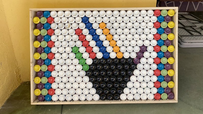 Birziklatutako latekin egindako muralak ikusgai jarriko dira ekainaren 5ean Untzagan, Ingurumenaren Eguna dela eta