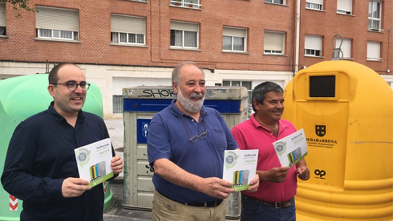 Birziklatzearen emaitzak hobetzeko eta zalantzak argitzeko gida bat banatuko du Debabarreneko Mankomunitateak