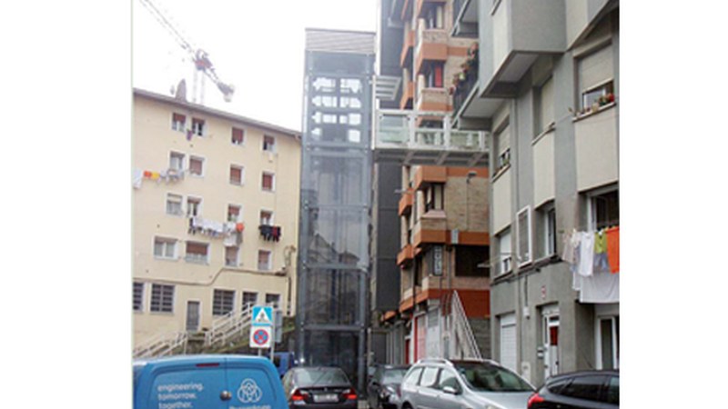 Bista Eder Eulogio Garate eta Mutiolarekin lotzen duen igogailua zerbitzuz kanpo egongo da hilaren 18, 19 eta 20an