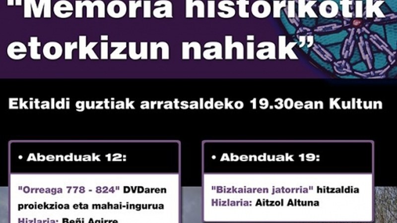 Bizkaiaren jatorriaz mintzatuko da Aitzol Altuna eguaztenean