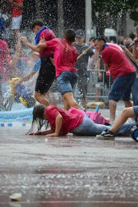 Blai eginda eta giro onean amaitu dute Gazte Eguna
