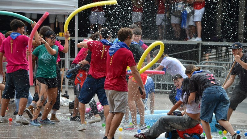 Blai eginda eta giro onean amaitu dute Gazte Eguna