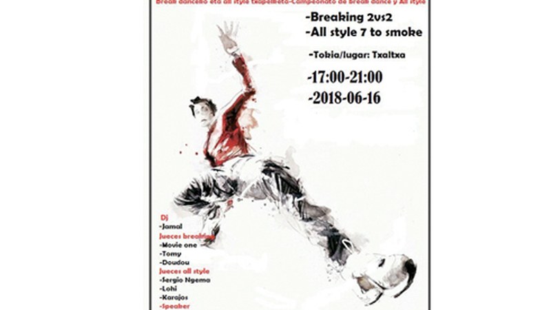 Breaking Eibar dantza txapelketarako izen-ematea zabalik dago