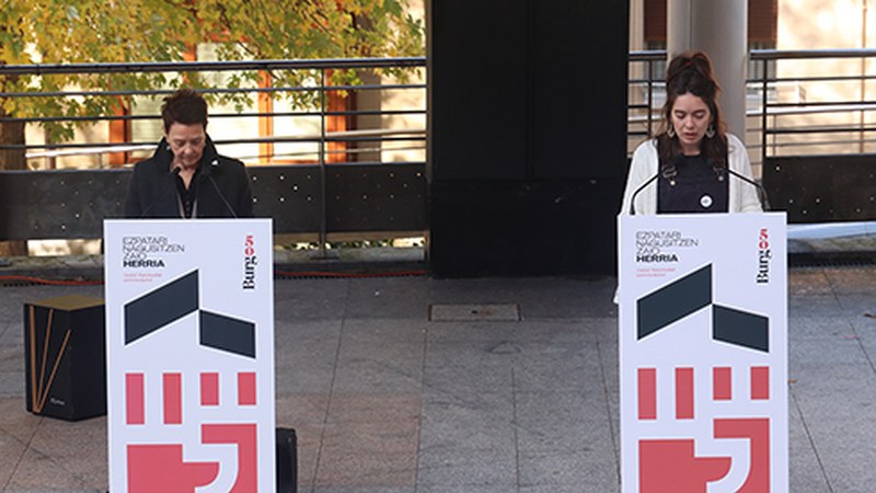 Burgos50 ekimenak erreferentziazko 86 independentziazalek babestutako adierazpena aurkeztu du