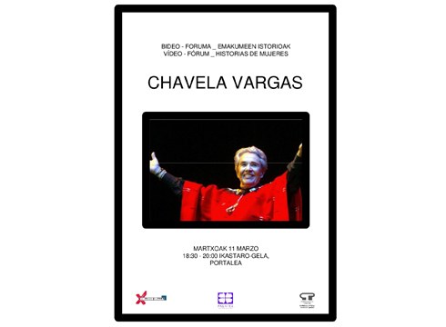 Chavela Vargas abeslariari buruzko bideoforuma antolatu du gaurko Pagatxa emakume taldeak