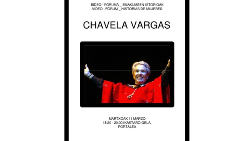 Chavela Vargas abeslariari buruzko bideoforuma antolatu du gaurko Pagatxa emakume taldeak