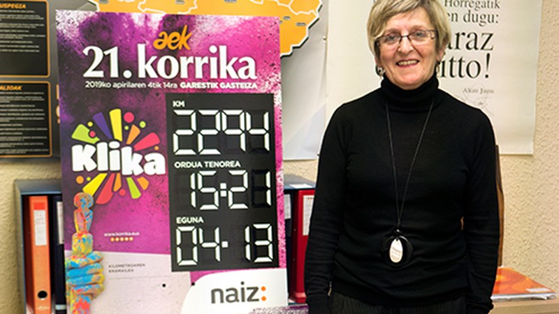 Coral Calvo, Korrika-ko arduraduna Eibarren: “Korrikako lekukoa hartzean energia berezia sentitzen da”