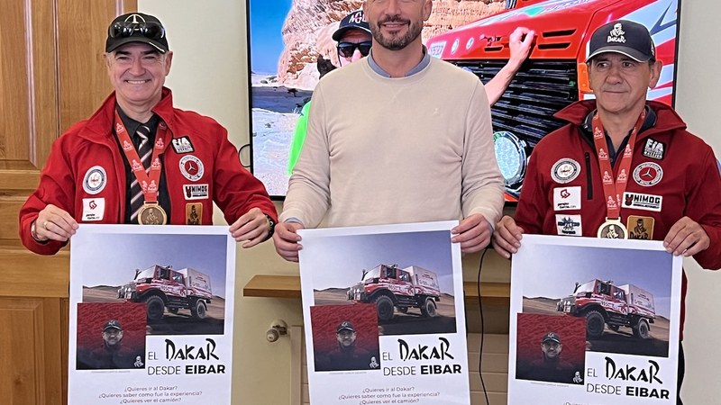 Dakar rallyean parte hartu zuen Euskadi 4x4 taldearen kamioia ikusgai egongo da zapatuan