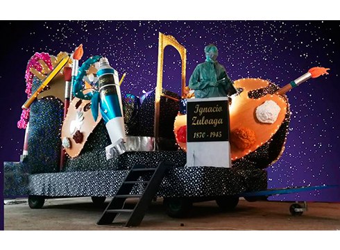 Danborradako karrozak Ignacio Zuloaga eta Dibujo Eskola omenduko ditu