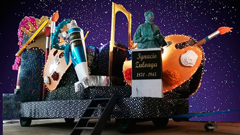 Danborradako karrozak Ignacio Zuloaga eta Dibujo Eskola omenduko ditu