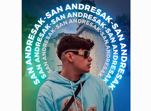 Danel Santiago DJ-ak musika saioa eskainiko du bihar arratsaldean Errebal Plazan