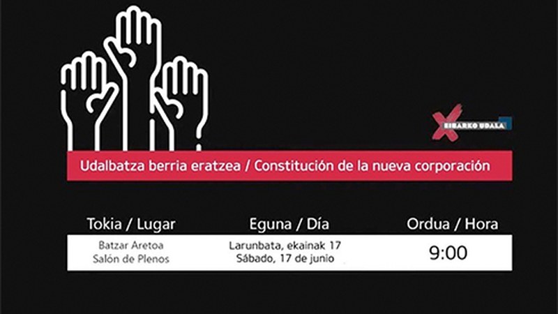 Datorren agintaldirako alkatea aukeratzeko plenoa streaming bidez jarraitu ahal izango da