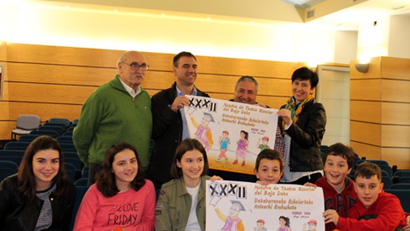 Datorren astean abiatuko diren Eskolarteko XXXII. Antzerki Jardunaldiak aurkeztu dituzte