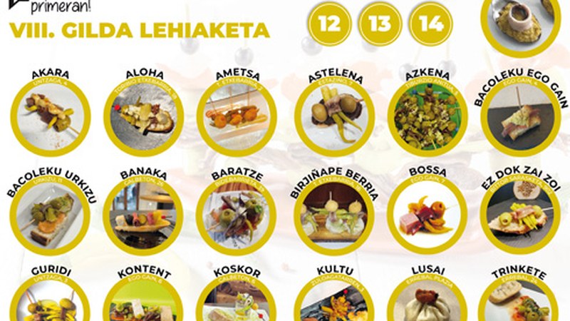 Datorren astean izango da Gilda Lehiaketa, herriko 19 tabernen parte-hartzearekin