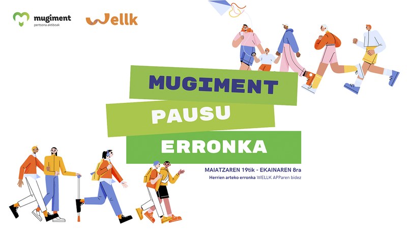 Datorren astelehenean abiatuko da Mugiment Pausu Erronka