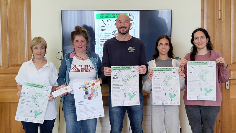 Datorren zapatuan Untzagan egingo den kontsumo arduratsu eta ekologikoaren azoka aurkeztu dute