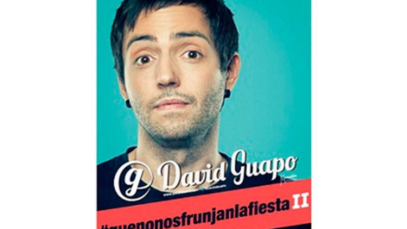 David Guapok #QUENONOSFRUNJANLAFIESTA II ikuskizuna eskainiko du bihar Coliseoan