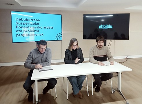 Debabarrena Suspertzeko Ponentziarako proposamenak aurkeztu ditu gaur EH Bilduk