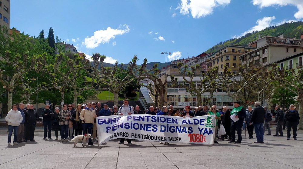 Debabarreneko Pentsiodunen Mugimenduak manifestazioa deitu du astelehen eguerdirako