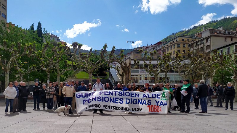 Debabarreneko Pentsiodunen Mugimenduak manifestazioa deitu du astelehen eguerdirako
