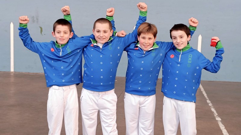 Debarroko Gabon Kopa pilota txapelketa Eibarko Pilota Eskolakoentzat