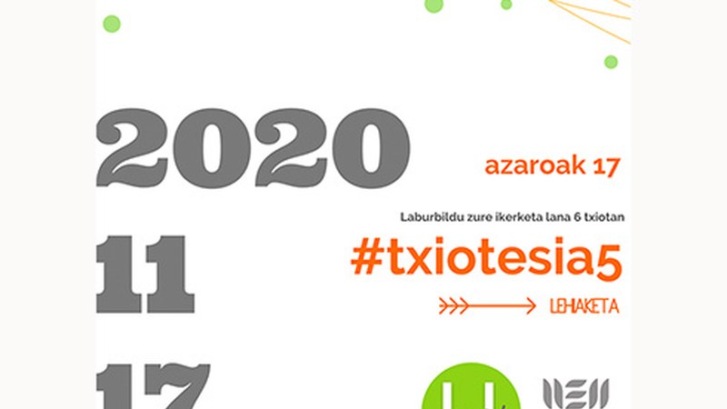 Dena prest dago #Txiotesia sariketaren 5. ediziorako